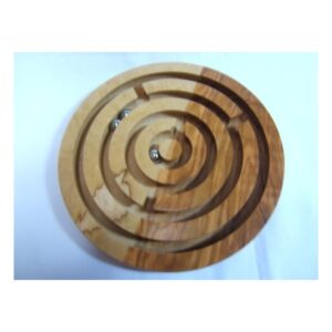 JUEGO DEL LABERINTO DE MADERA DE OLIVO