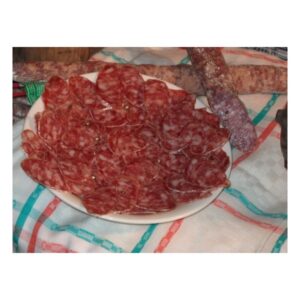 Salchichon Puro Iberico Bellota 2 meses Curado Natural Und/350Gr