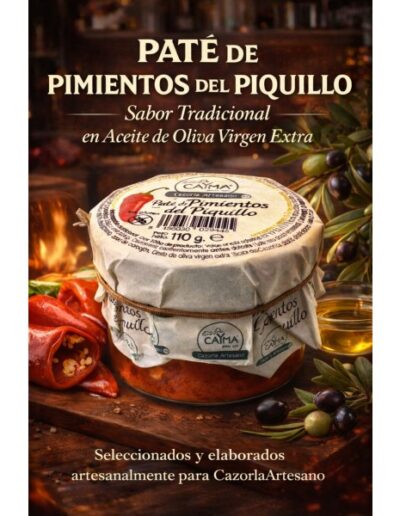 Paté de Pimientos del Piquillo – CazorlaArtesano